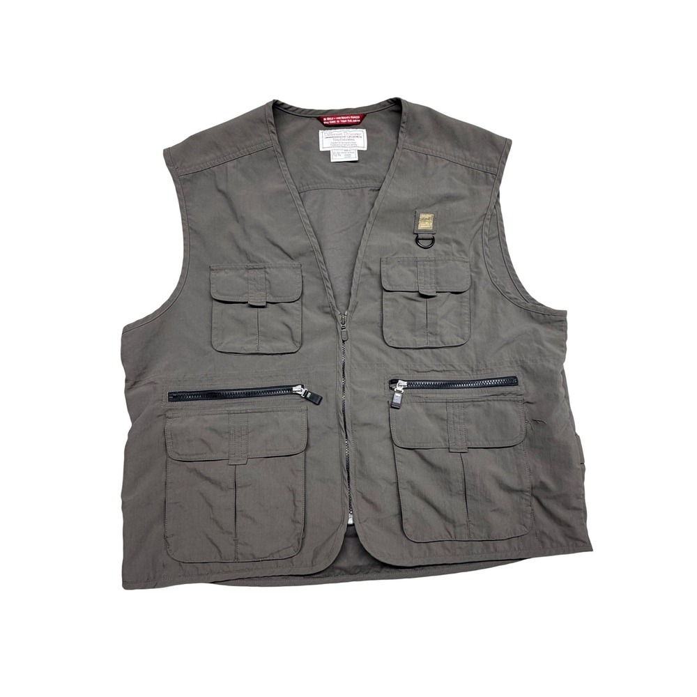 Tilley Endurables Different Drummer Legends Travel Vest Mens XL Gry Nylon Teflon